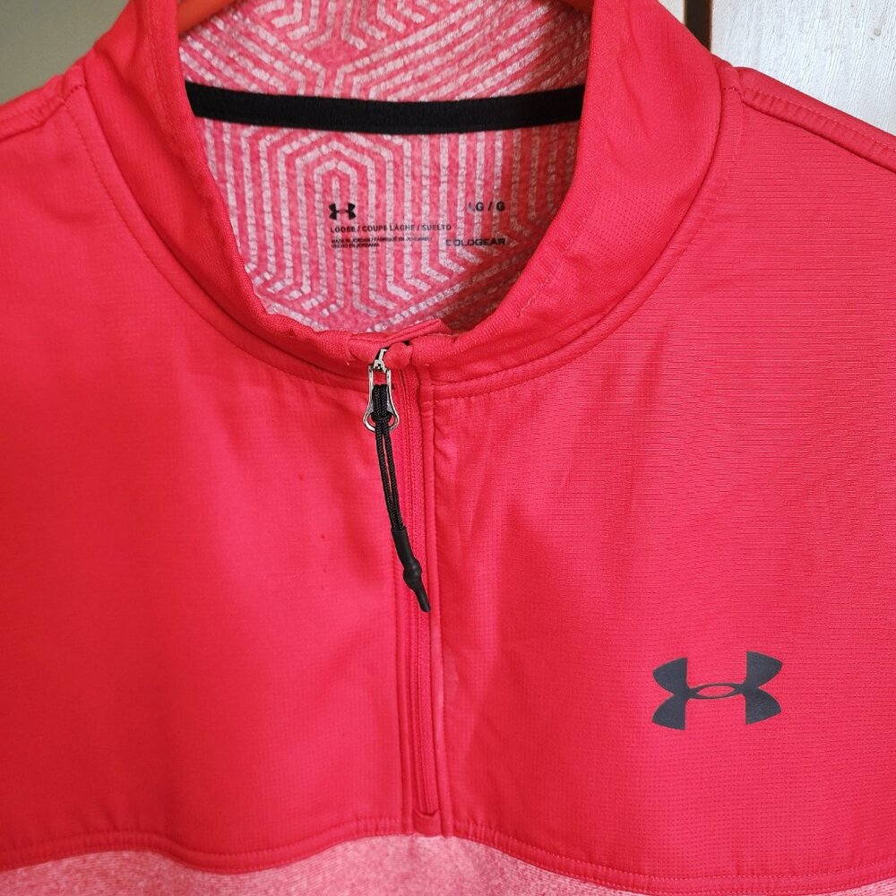Under Armour Coldgear 1/2 Zip Long Sleeve Pullover Size XL - Picture 4 of 4
